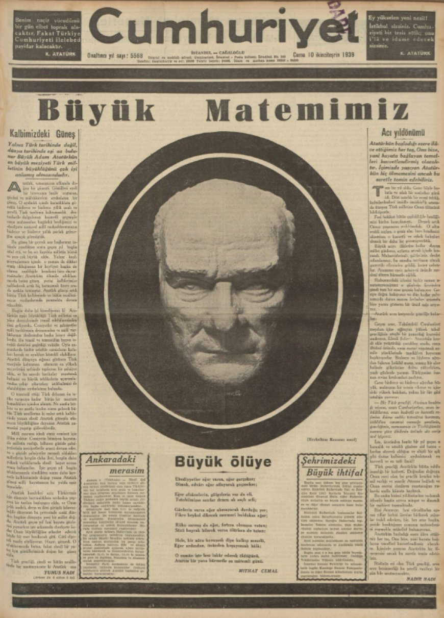 1939-1942 YILLARI ARASINDA 10 KASIMIN GAZETE KÜPÜRLERİNE YANSIMASI
